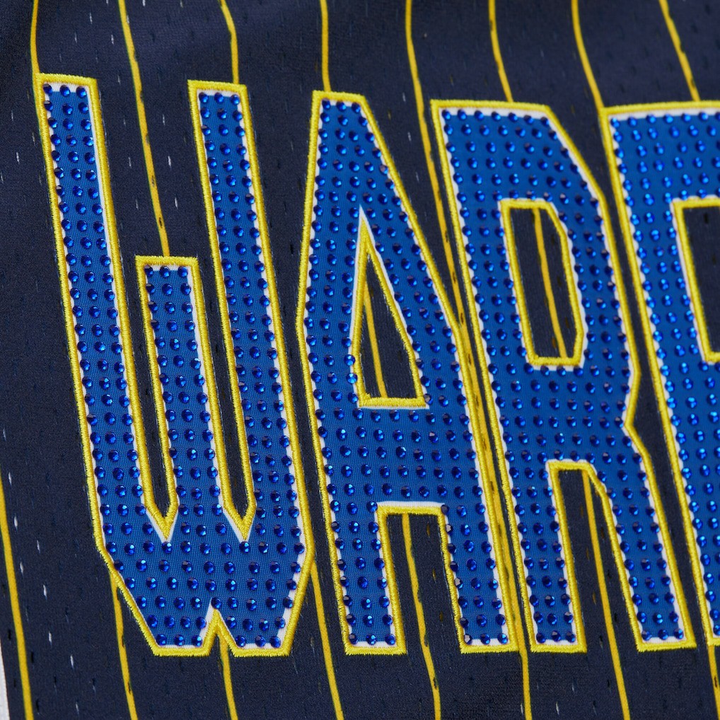 Blue Golden State Warriors x DANNIJO Women's Fashion Baseball Jersey sale | NBA