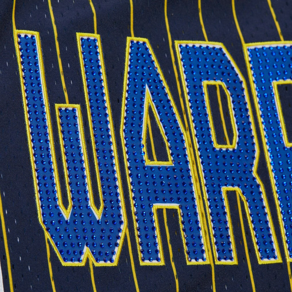 Blue Golden State Warriors x DANNIJO Women's Fashion Baseball Jersey sale | NBA
