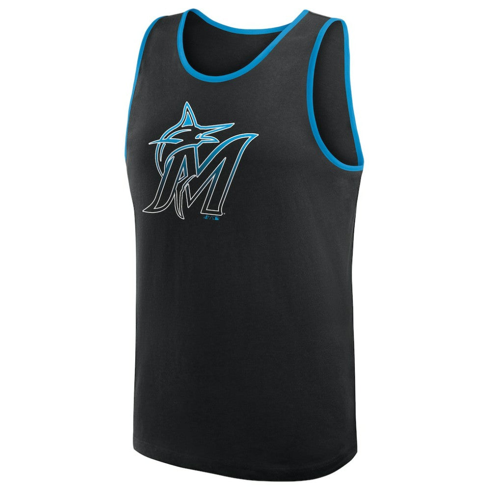 Miami Marlins Logo Athletic Unmatched Success Tank Top - MLB Tanks