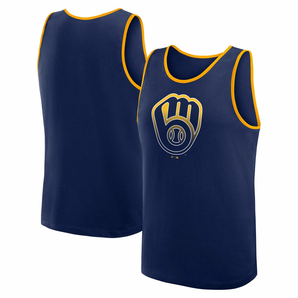 Milwaukee Brewers Logo Athletic Unmatched Success Tank Top - MLB Tanks