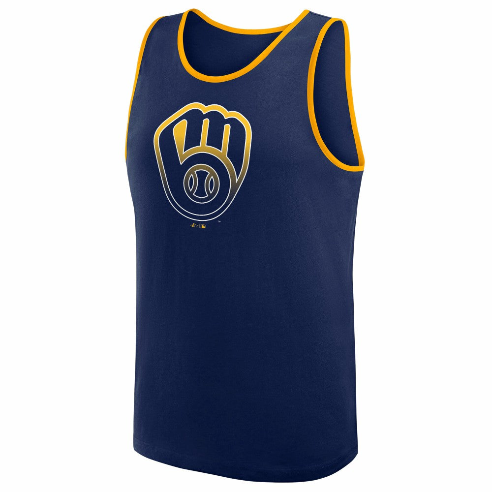 Milwaukee Brewers Logo Athletic Unmatched Success Tank Top - MLB Tanks