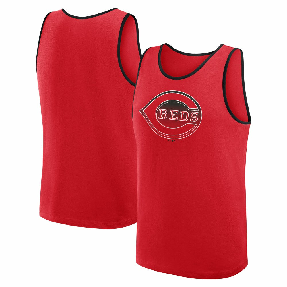 Cincinnati Reds Logo Athletic Unmatched Success Tank Top - MLB Tanks
