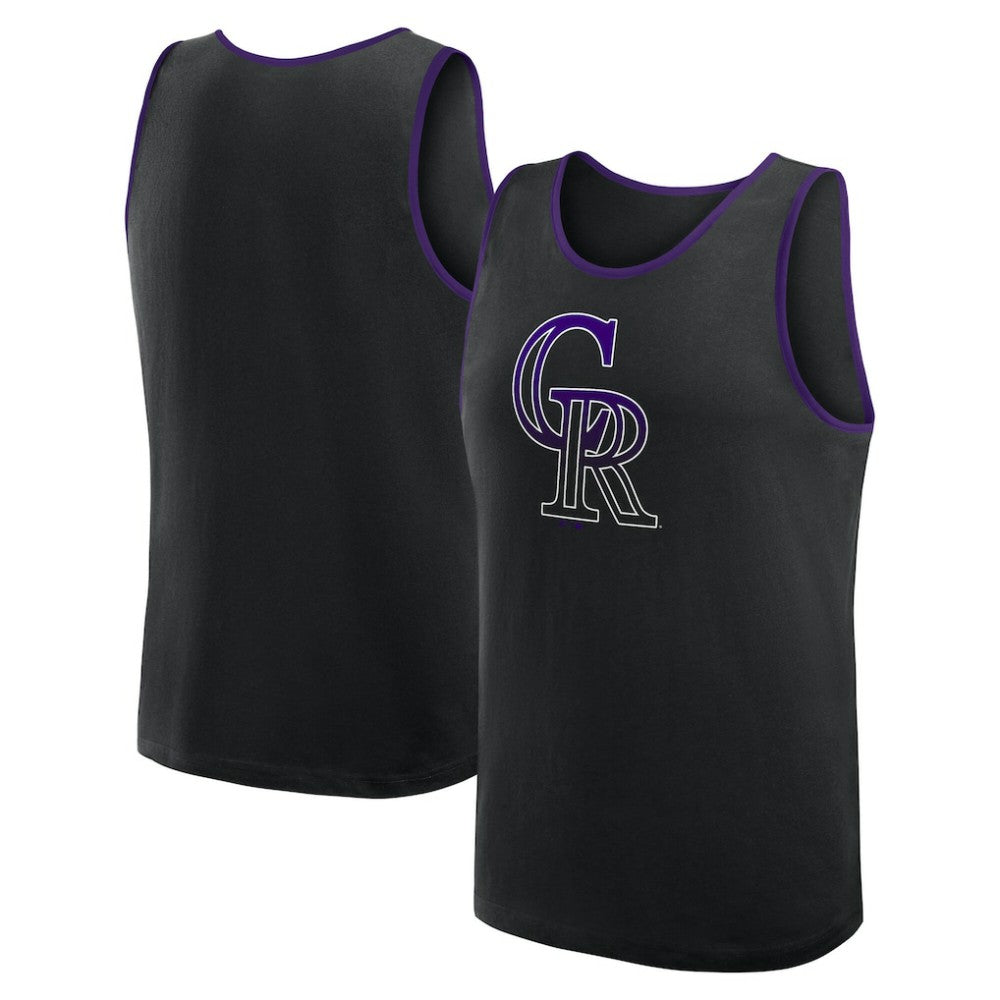 Colorado Rockies Logo Athletic Unmatched Success Tank Top - MLB Tanks