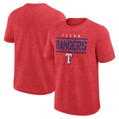 Texas Rangers Logo Athletic Top Notch T-Shirt - MLB T-shirts