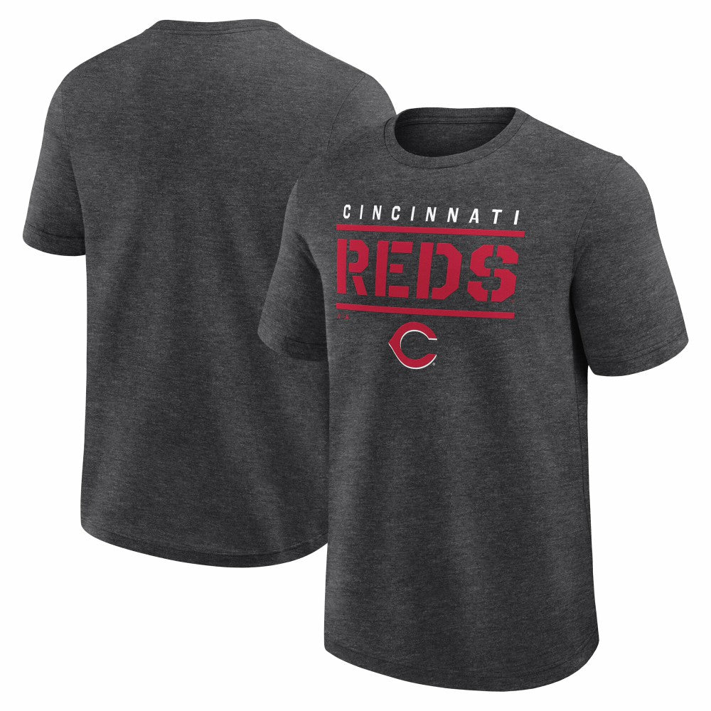 Cincinnati Reds Logo Athletic Top Notch T-Shirt - MLB T-shirts