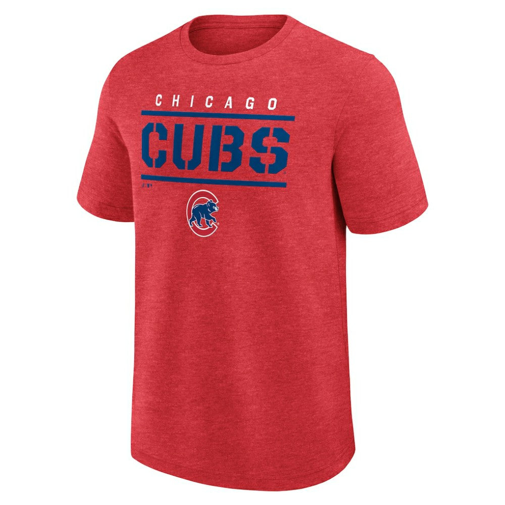 Chicago Cubs Logo Athletic Top Notch T-Shirt - MLB T-shirts