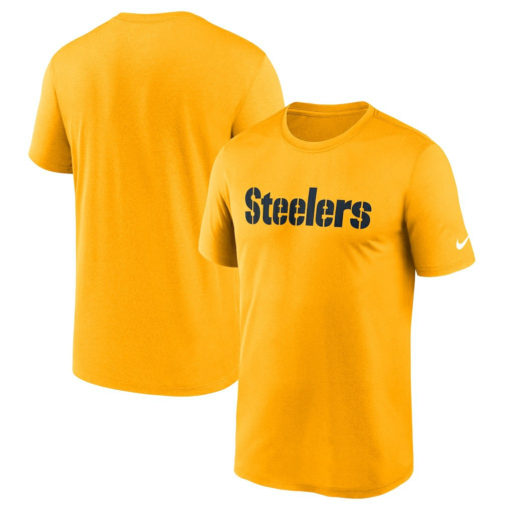 Pittsburgh Steelers Primetime Legend Wordmark Performance T-Shirt | NFL Outlet
