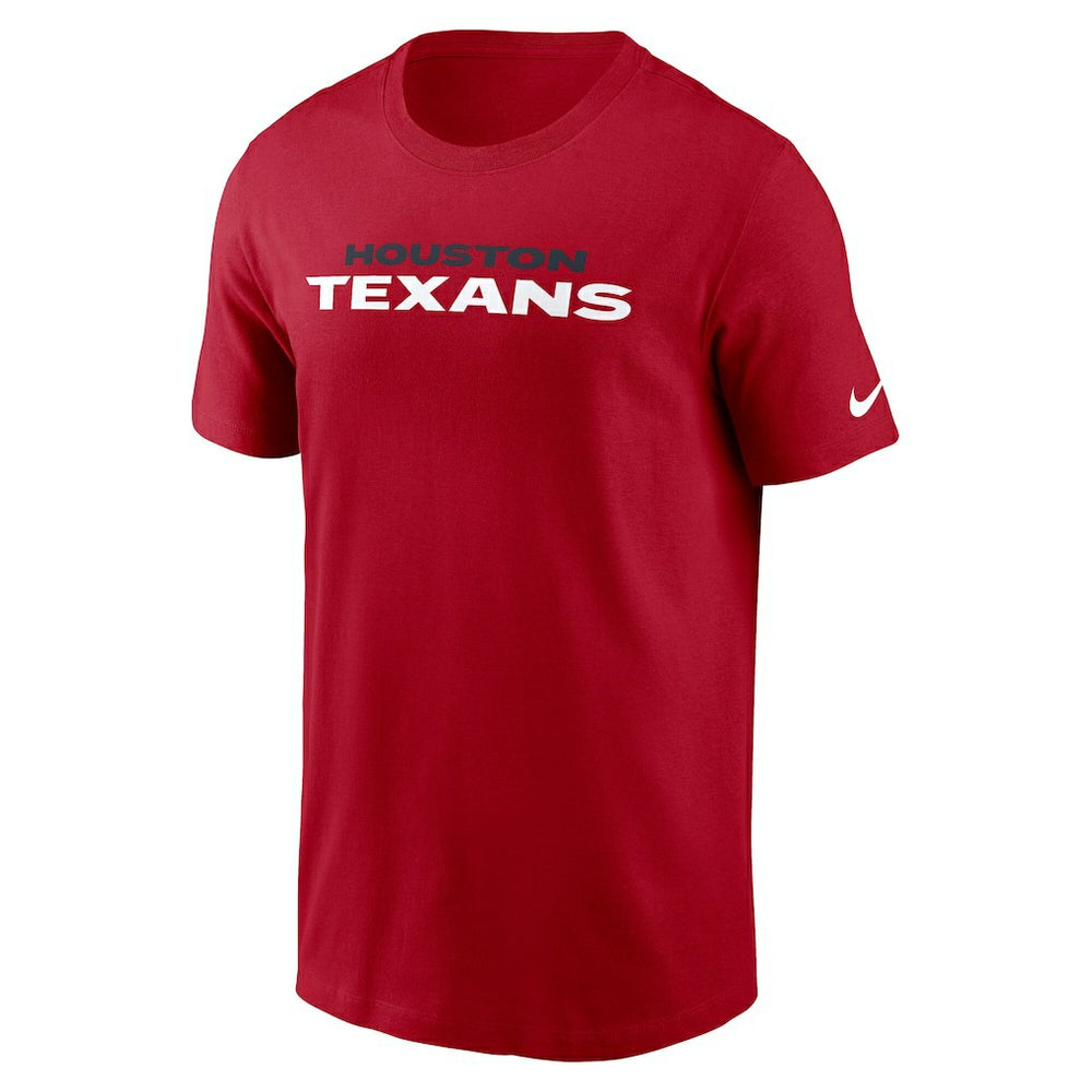 Houston Texans Primetime Wordmark Essential T-Shirt | NFL Outlet