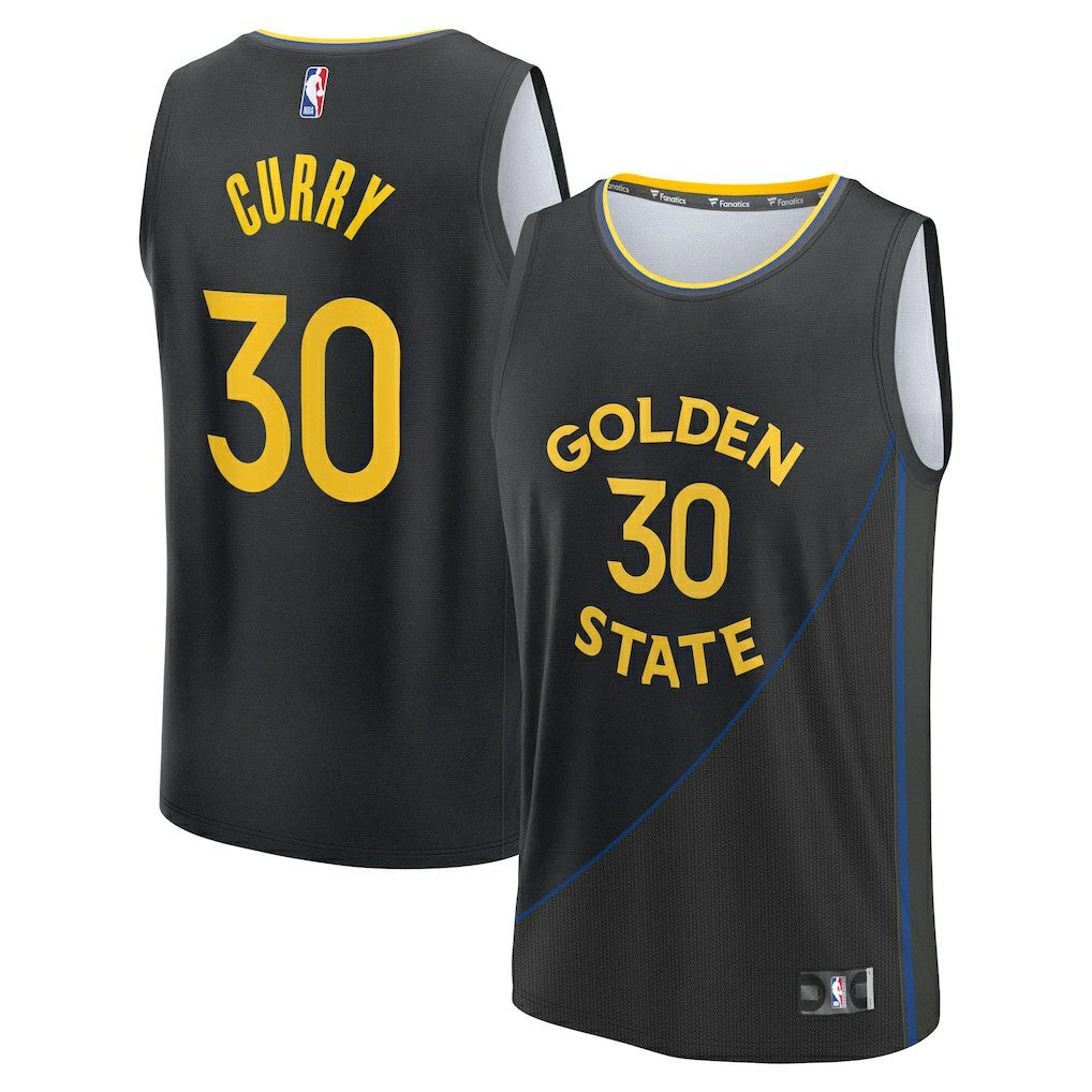Black Stephen Curry Golden State Warriors Fast Break Replica Player Jersey sale | NBA