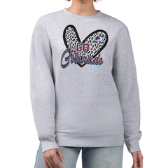Colorado Avalanche G-III 4Her by Carl Banks Women's Animal Print Heart Fleece Pullover Sweatshirt -  NHL Sweatshirts