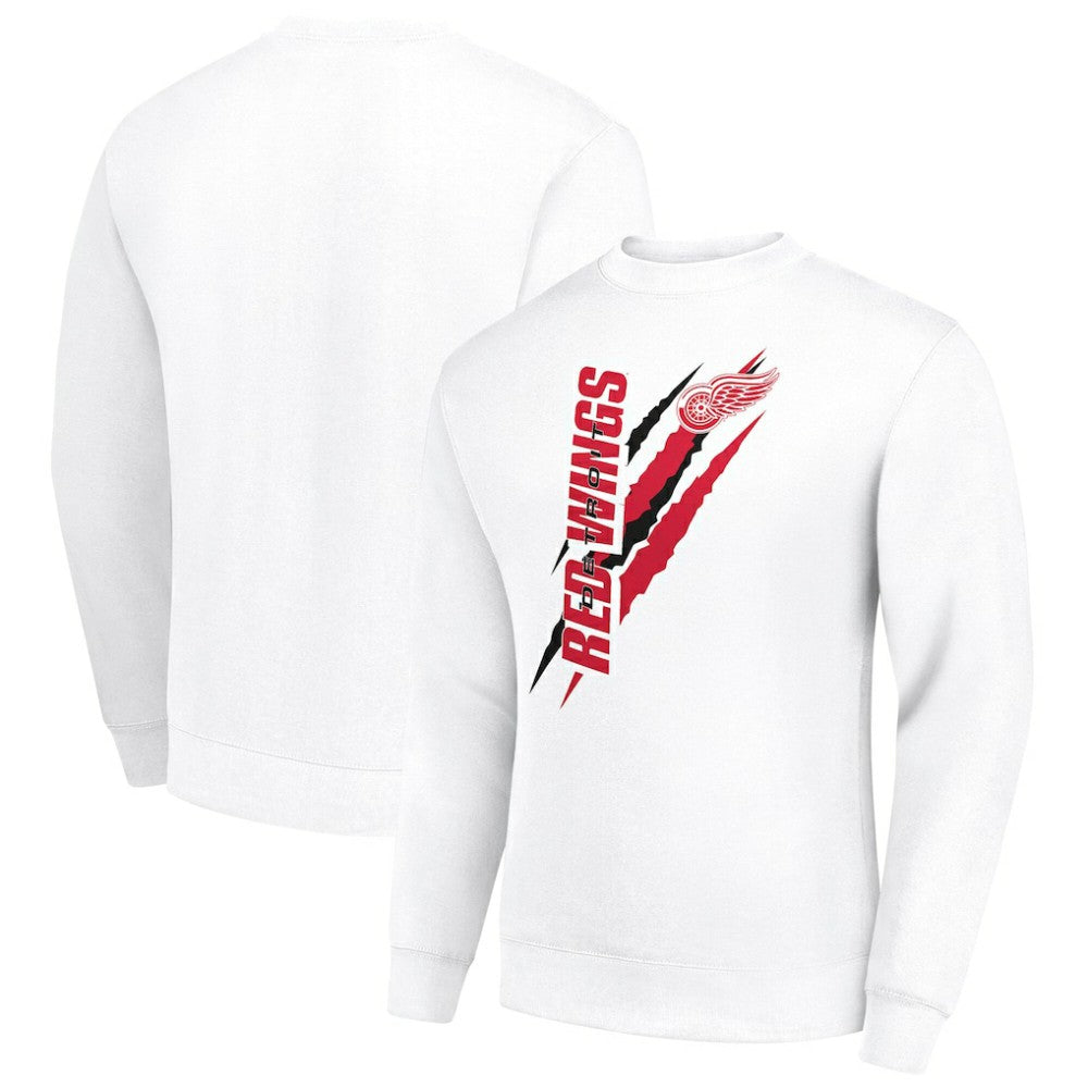 Detroit Red Wings Starter Color Scratch Pullover Sweatshirt -  NHL Sweatshirts