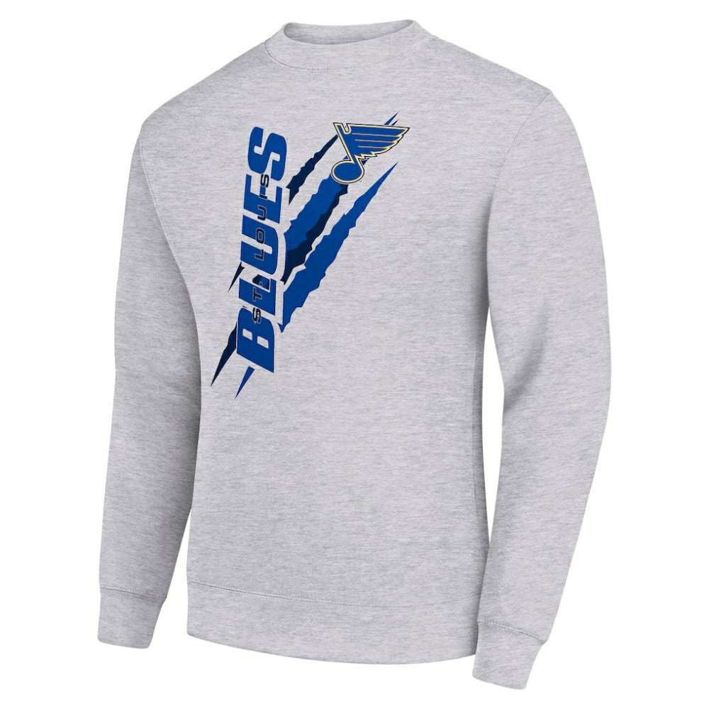 St. Louis Blues Starter Color Scratch Pullover Sweatshirt -  NHL Sweatshirts