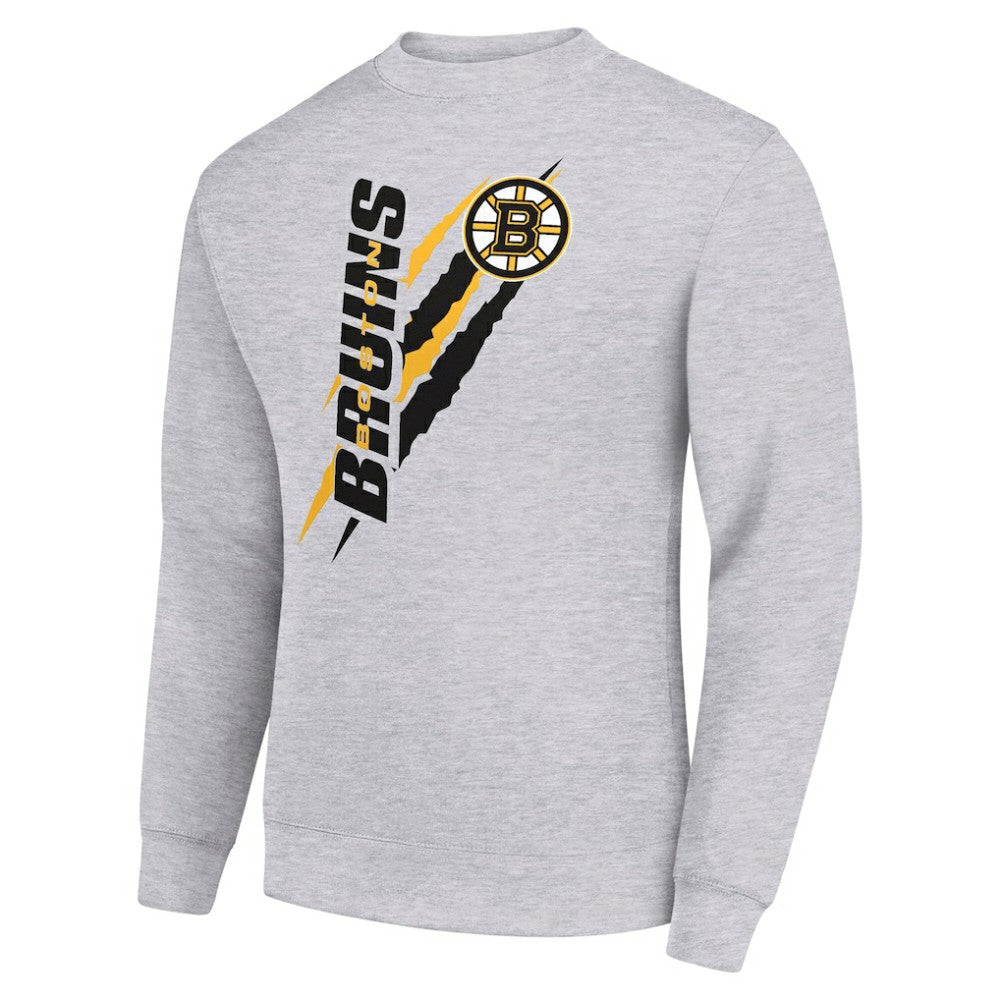 Boston Bruins Starter Color Scratch Pullover Sweatshirt -  NHL Sweatshirts