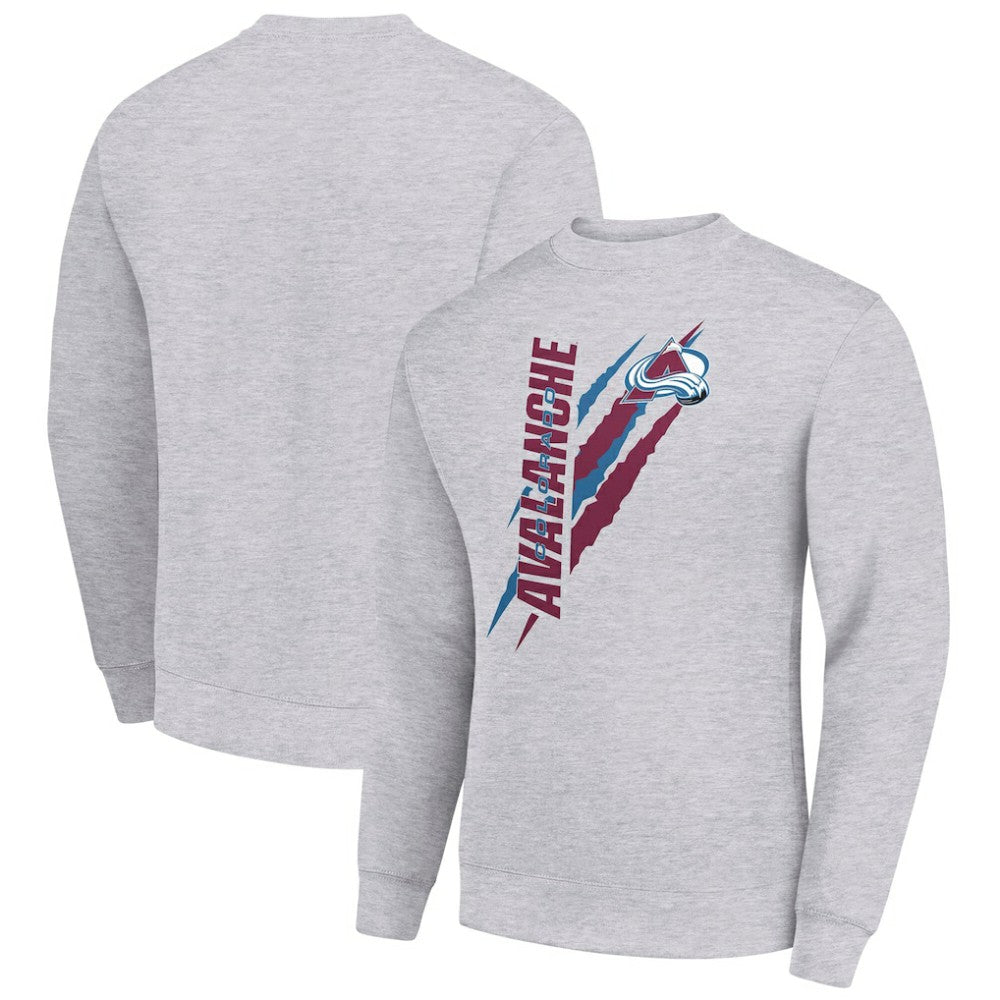 Colorado Avalanche Starter Color Scratch Pullover Sweatshirt -  NHL Sweatshirts