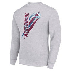 Colorado Avalanche Starter Color Scratch Pullover Sweatshirt -  NHL Sweatshirts