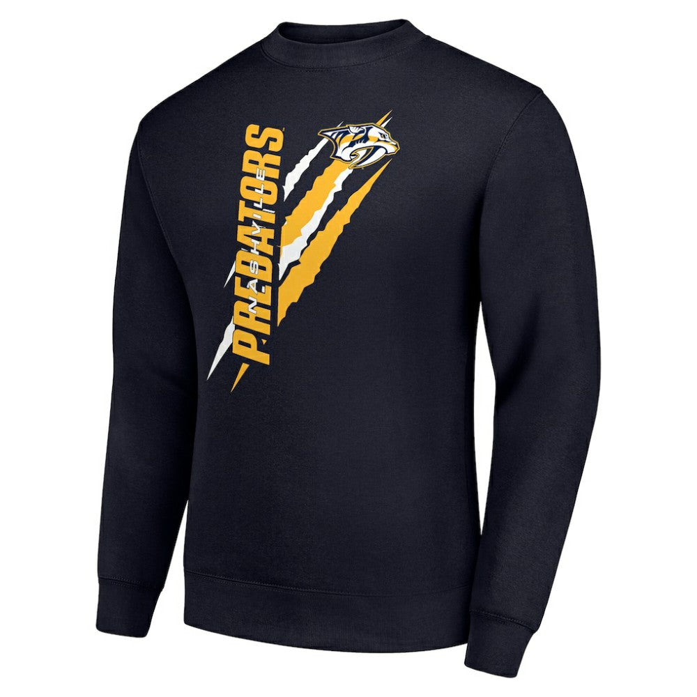 Nashville Predators Starter Color Scratch Pullover Sweatshirt -  NHL Sweatshirts