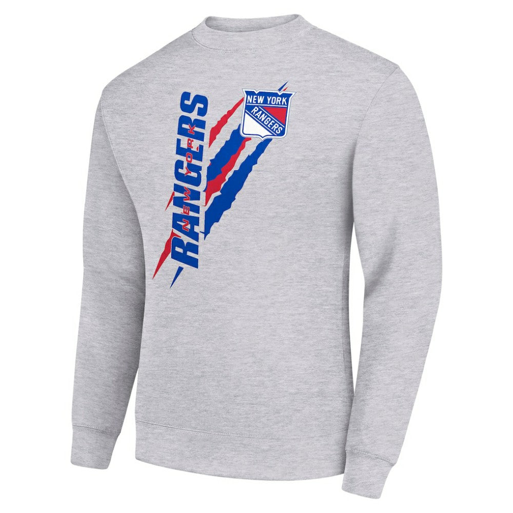New York Rangers Starter Color Scratch Pullover Sweatshirt -  NHL Sweatshirts
