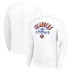 New York Islanders Starter Stick And Puck Logo Fleece Pullover Sweatshirt -  NHL Sweatshirts