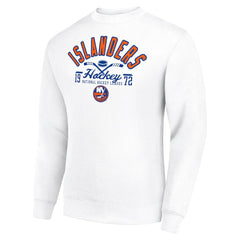 New York Islanders Starter Stick And Puck Logo Fleece Pullover Sweatshirt -  NHL Sweatshirts