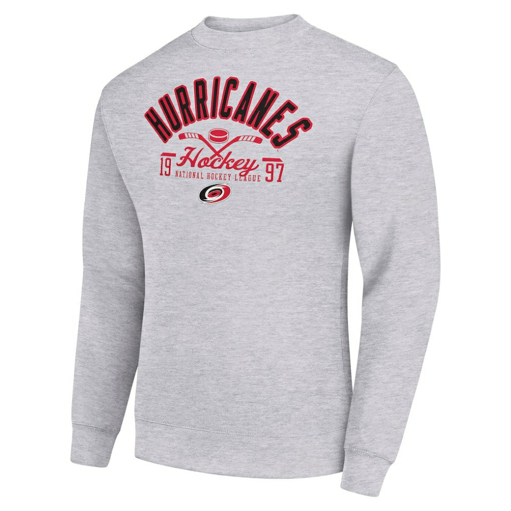 Carolina Hurricanes Starter Stick And Puck Logo Fleece Pullover Sweatshirt -  NHL Sweatshirts