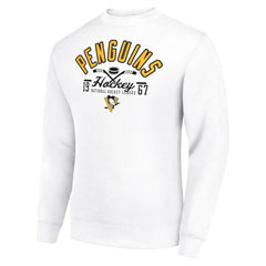 Pittsburgh Penguins Starter Stick And Puck Logo Fleece Pullover Sweatshirt -  NHL Sweatshirts