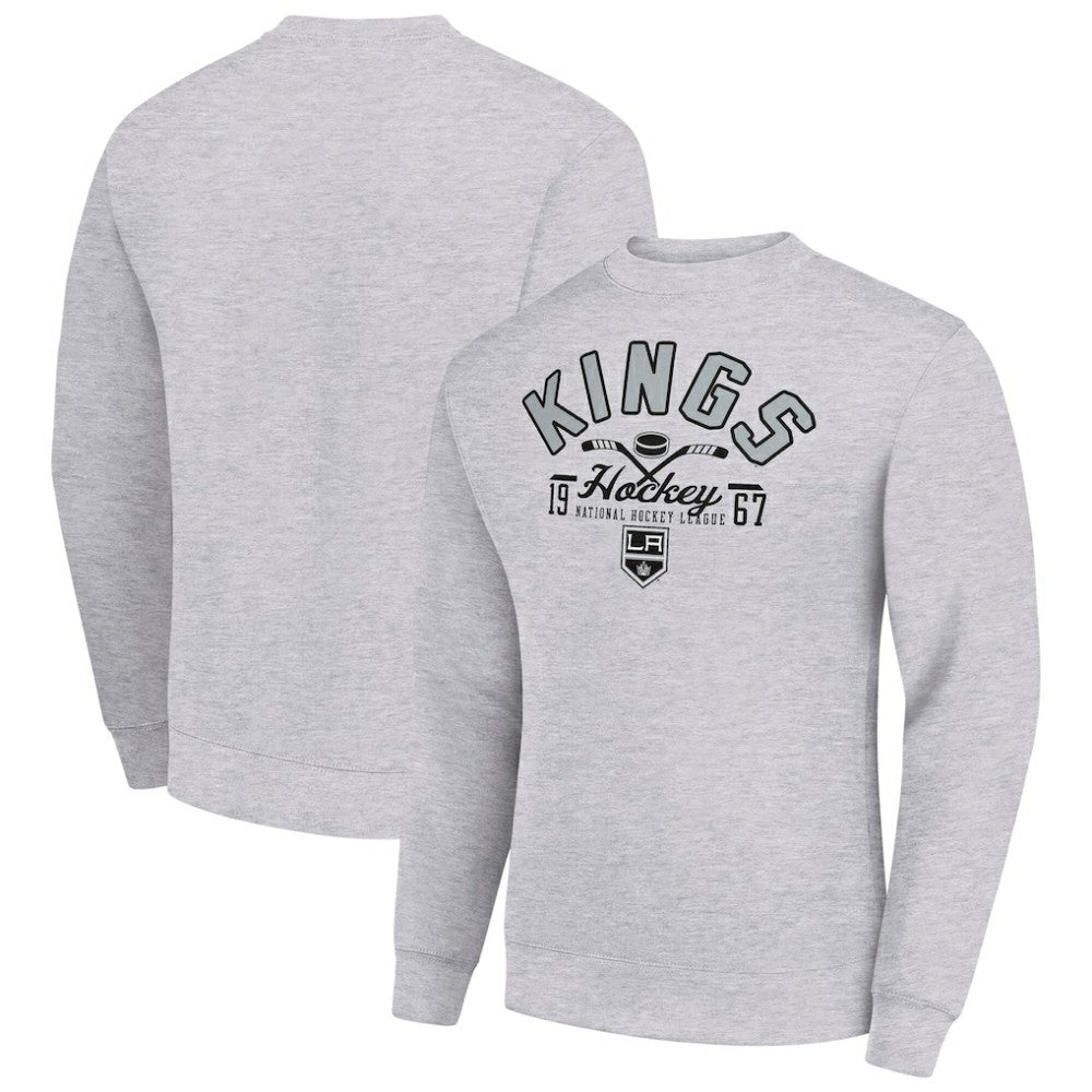 Los Angeles Kings Starter Stick And Puck Logo Fleece Pullover Sweatshirt -  NHL Sweatshirts