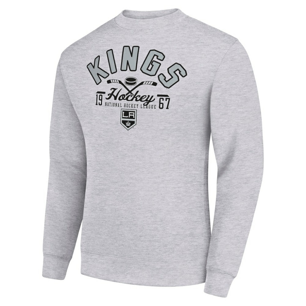 Los Angeles Kings Starter Stick And Puck Logo Fleece Pullover Sweatshirt -  NHL Sweatshirts