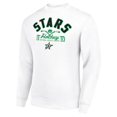 Dallas Stars Starter Stick And Puck Logo Fleece Pullover Sweatshirt -  NHL Sweatshirts
