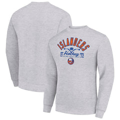 New York Islanders Starter Stick And Puck Logo Fleece Pullover Sweatshirt -  NHL Sweatshirts
