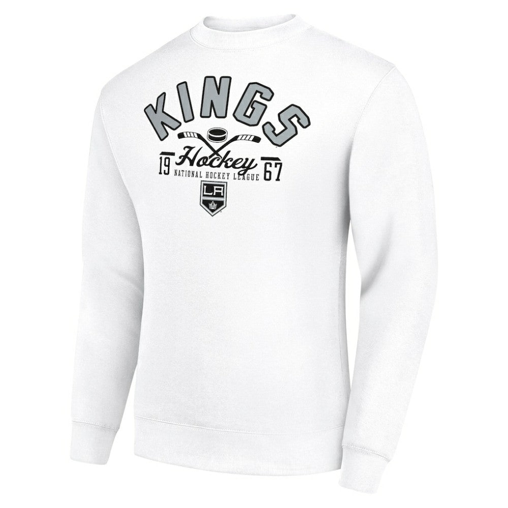 Los Angeles Kings Starter Stick And Puck Logo Fleece Pullover Sweatshirt -  NHL Sweatshirts