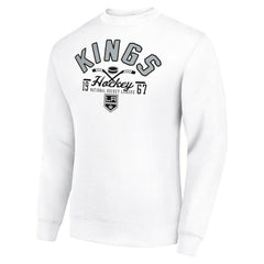 Los Angeles Kings Starter Stick And Puck Logo Fleece Pullover Sweatshirt -  NHL Sweatshirts