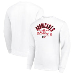 Carolina Hurricanes Starter Stick And Puck Logo Fleece Pullover Sweatshirt -  NHL Sweatshirts