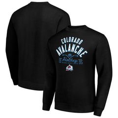 Colorado Avalanche Starter Stick And Puck Logo Fleece Pullover Sweatshirt -  NHL Sweatshirts
