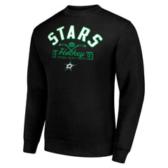 Dallas Stars Starter Stick And Puck Logo Fleece Pullover Sweatshirt -  NHL Sweatshirts