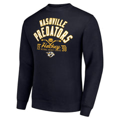 Nashville Predators Starter Stick And Puck Logo Fleece Pullover Sweatshirt -  NHL Sweatshirts