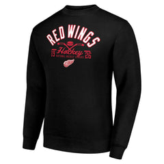 Detroit Red Wings Starter Stick And Puck Logo Fleece Pullover Sweatshirt -  NHL Sweatshirts