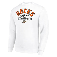 Anaheim Ducks Starter Stick And Puck Logo Fleece Pullover Sweatshirt -  NHL Sweatshirts