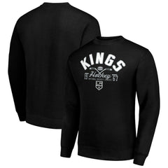 Los Angeles Kings Starter Stick And Puck Logo Fleece Pullover Sweatshirt -  NHL Sweatshirts