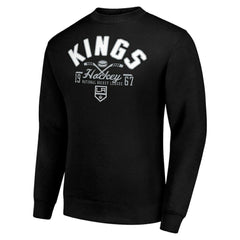 Los Angeles Kings Starter Stick And Puck Logo Fleece Pullover Sweatshirt -  NHL Sweatshirts