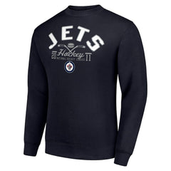 Winnipeg Jets Starter Stick And Puck Logo Fleece Pullover Sweatshirt -  NHL Sweatshirts