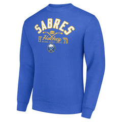 Buffalo Sabres Starter Stick And Puck Logo Fleece Pullover Sweatshirt -  NHL Sweatshirts