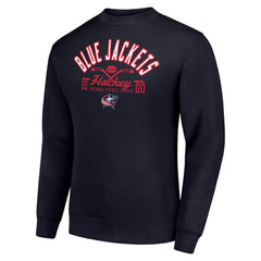 Columbus Blue Jackets Starter Stick And Puck Logo Fleece Pullover Sweatshirt -  NHL Sweatshirts