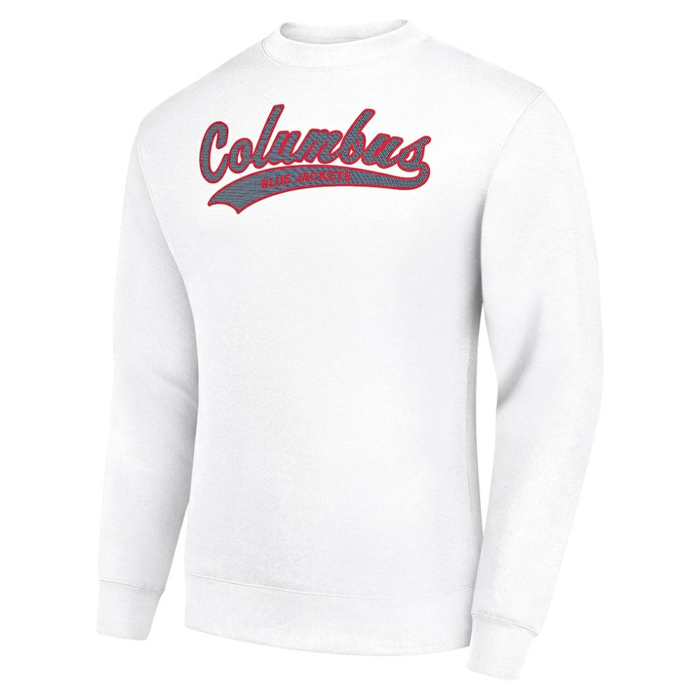 Columbus Blue Jackets Starter  Tailsweep City Pullover Sweatshirt -  NHL Sweatshirts