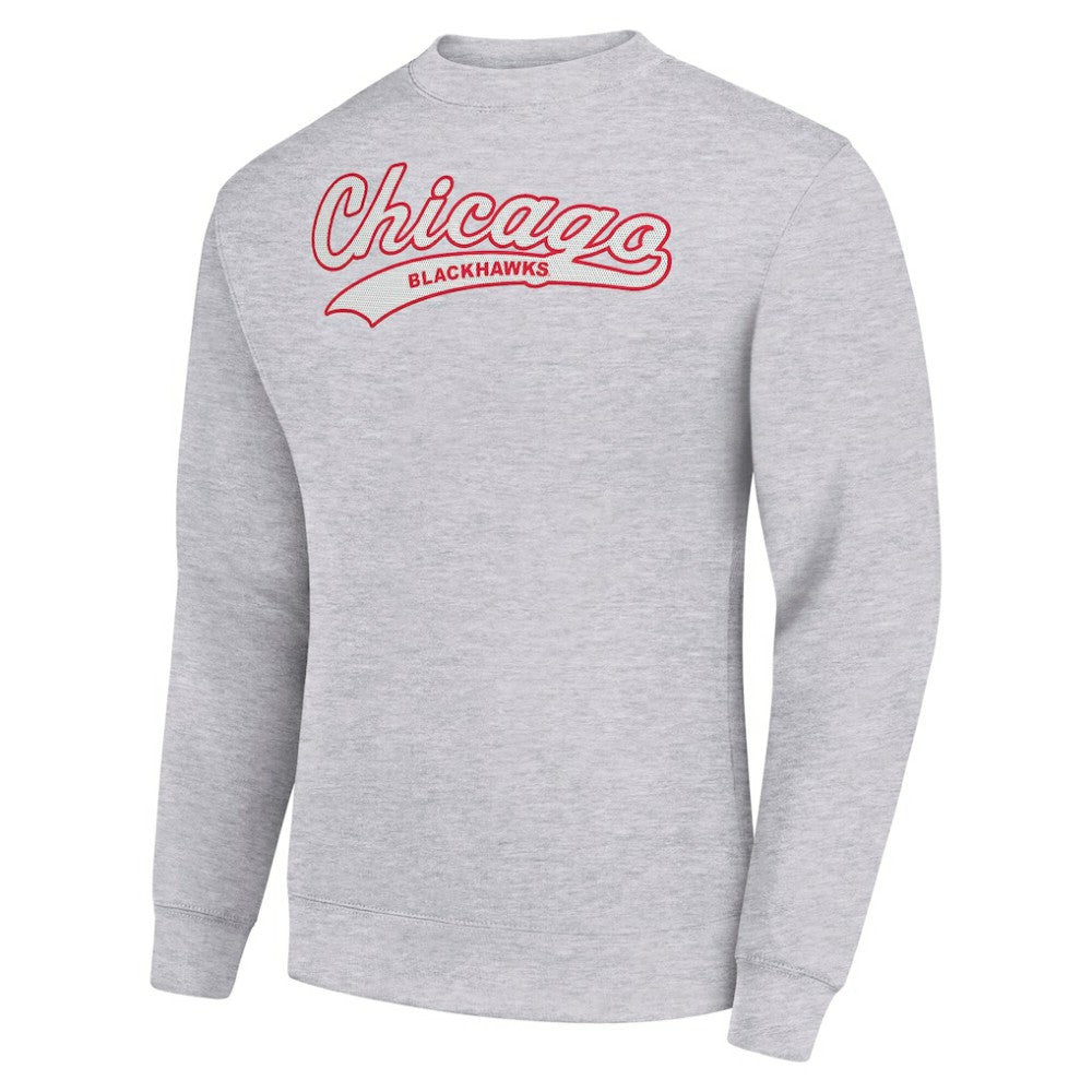 Chicago Blackhawks Starter  Tailsweep City Pullover Sweatshirt -  NHL Sweatshirts