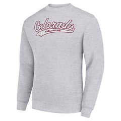 Colorado Avalanche Starter  Tailsweep City Pullover Sweatshirt -  NHL Sweatshirts