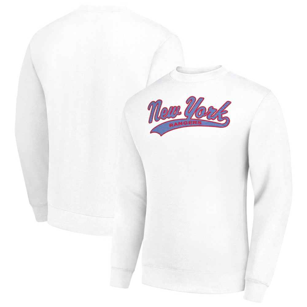 New York Rangers Starter  Tailsweep City Pullover Sweatshirt -  NHL Sweatshirts