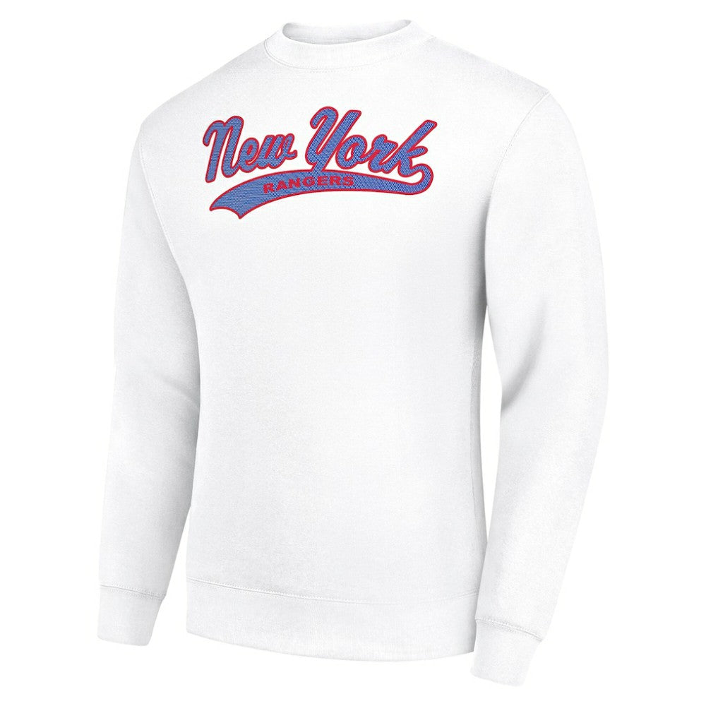 New York Rangers Starter  Tailsweep City Pullover Sweatshirt -  NHL Sweatshirts