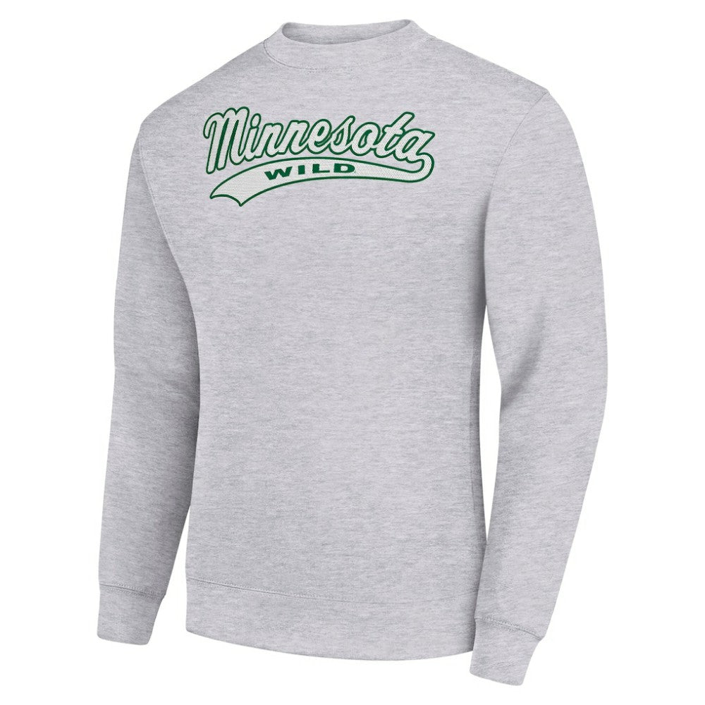 Minnesota Wild Starter  Tailsweep City Pullover Sweatshirt -  NHL Sweatshirts
