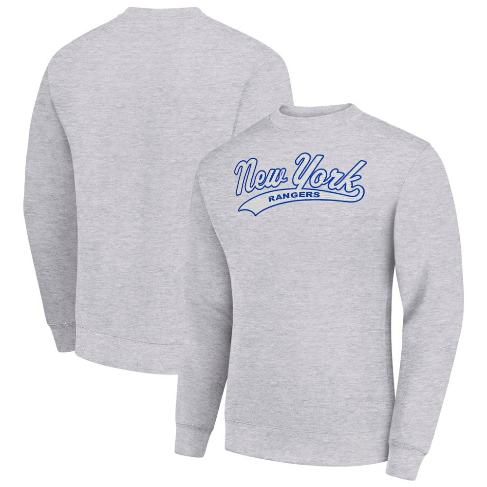 New York Rangers Starter  Tailsweep City Pullover Sweatshirt -  NHL Sweatshirts