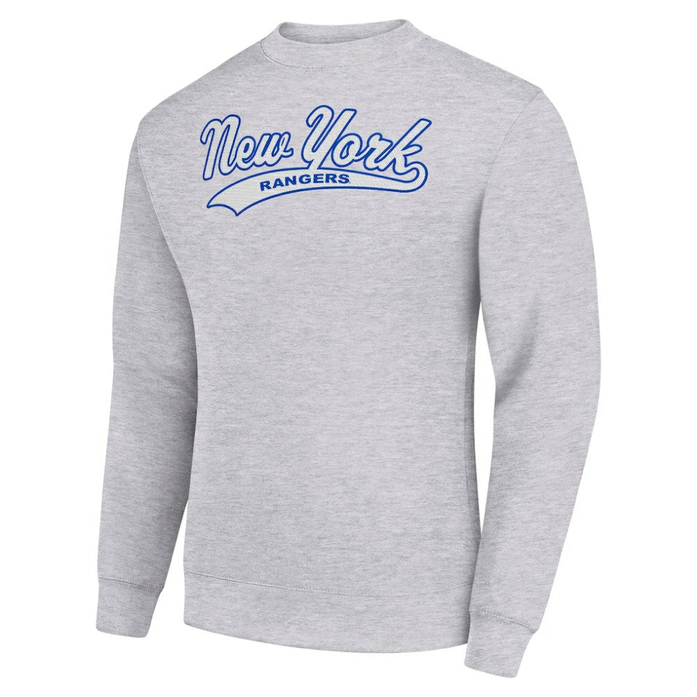 New York Rangers Starter  Tailsweep City Pullover Sweatshirt -  NHL Sweatshirts